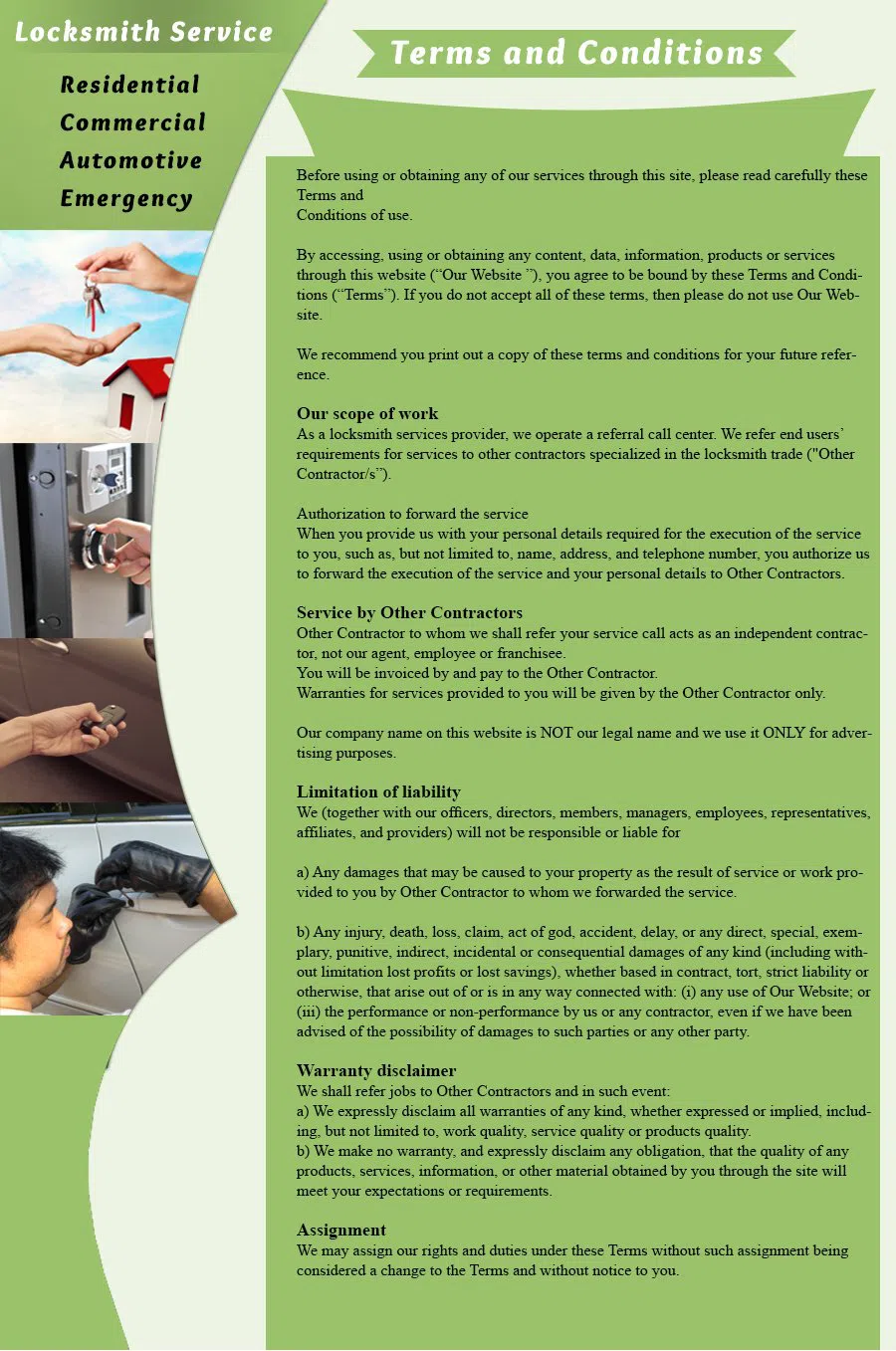 Sewickley PA Locksmith Store Sewickley, PA 412-200-1284 - terms-and-condition-c-22